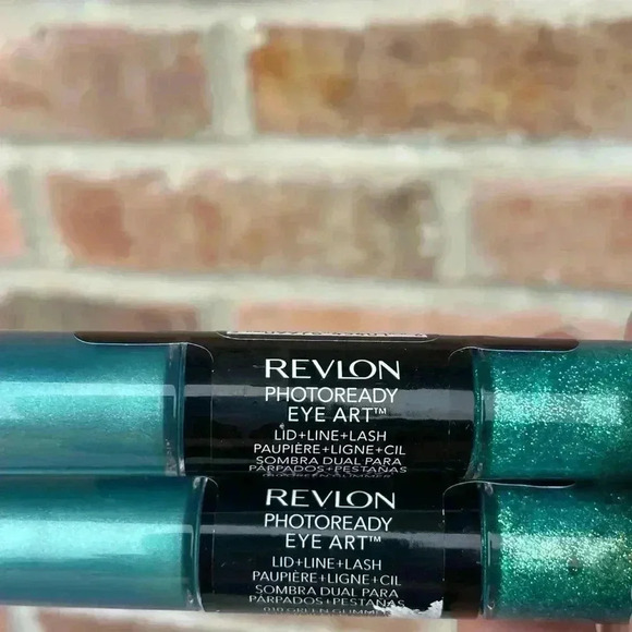 Revlon Photoready Eye Make up Green NEW Lot of 2 Punk Halloween Goth Costume - Picture 2 of 4